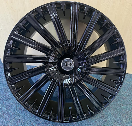 [DS102024B] DS10 WHEEL DS10-M 20X8.5+35 5X112+5X114.3 C.B-73.1 B ALL BLACK