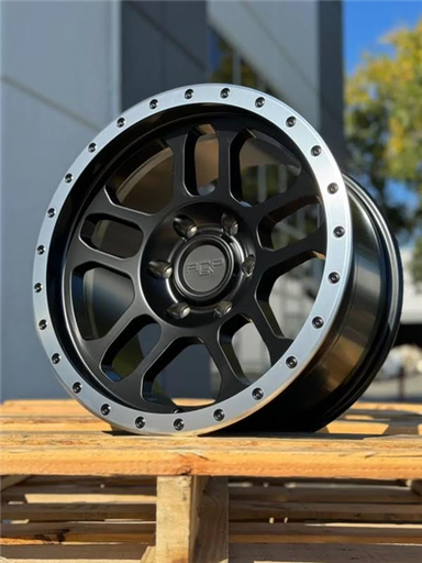 [301MBMR-79050-12] AGP 301 TRUX 17X9-12 5X127 BLACKW/MACHINED RING