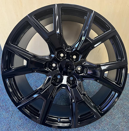 [STW3682215B] STW368-M 22X9.5+25 6X139.7 C.B-78.1 B ALL BLACK**CHEVY SUV REPLICA**