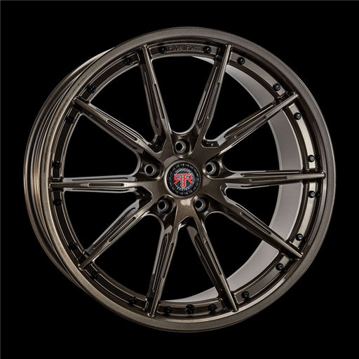 [RF1-2010514R+40BZ] REVOLUTION RACING RF1 20X10+40 5X114.3 C.B-73.1 BRONZE/BLK RIVETS(Flow form sell as stagger only)