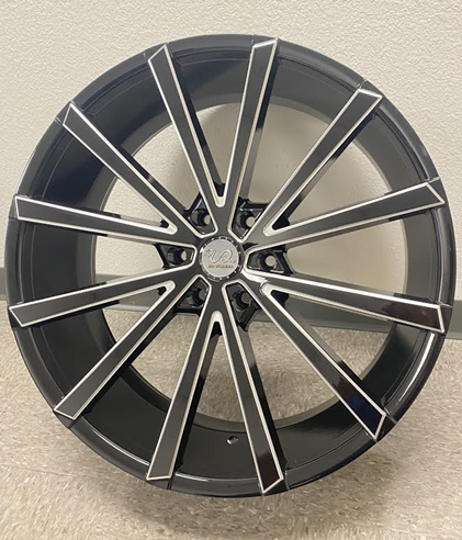 [U2772206B+MW] U2 WHEEL U2-77-M 22X9.5+30 6X139.7 C.B-78.1 B+MW