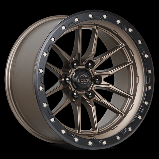 [KRAWLER-2969MRMBR] LOCK OFFROAD KRAWLER 20X9+0 6X139.7 CB-106.2 MATTE BRONZE W/BLACK RING