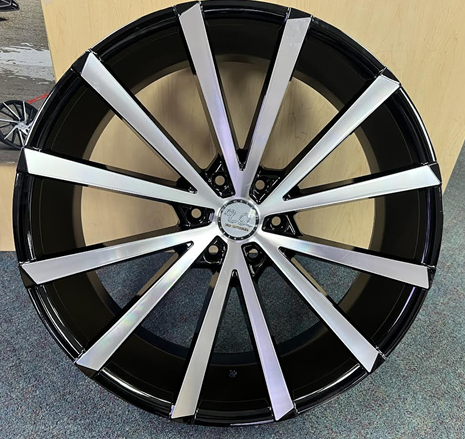 [U2772206B+M] U2 WHEEL U2-77-M 22X9.5+30 6X139.7 C.B-78.1 B+M
