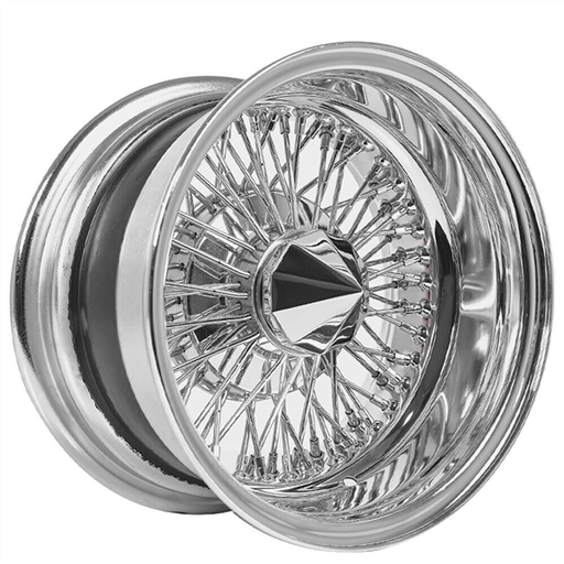 [13X7-72R C/L] WIRE WHEELS 13X7 REVERSE CHROME 72 SPOKE