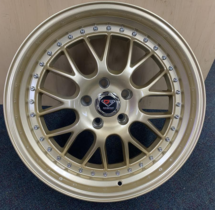 [DCTL0031805GD] DCENTI DCTL003-M 18X8+35 5X112 C.B-66.6 GD***GOLD****