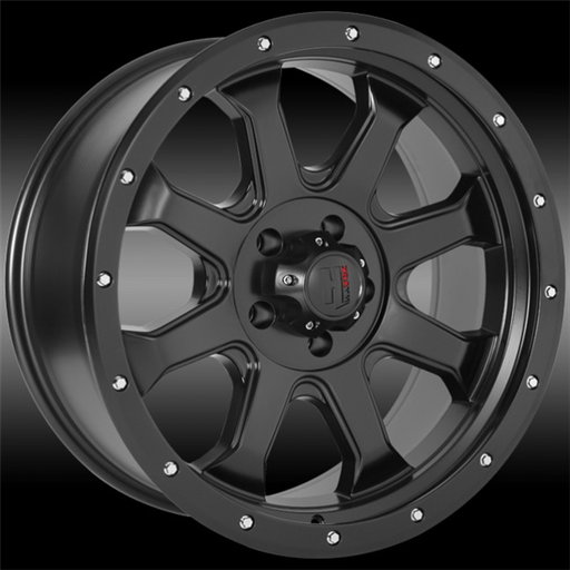 [H10520127-12DML] HAVOK H105 20X9-12 5X127 C.B-78.1 DFB+ME MATTE BLACK, MACHINE BEAD LOCK