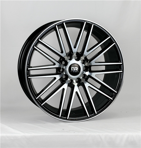 [DR307157021+25GBMF] DRIFT RACING DR307 15X7+25 5X100+5X114.3 C.B 73.10 GLOSS BLACK MACHINE FACE