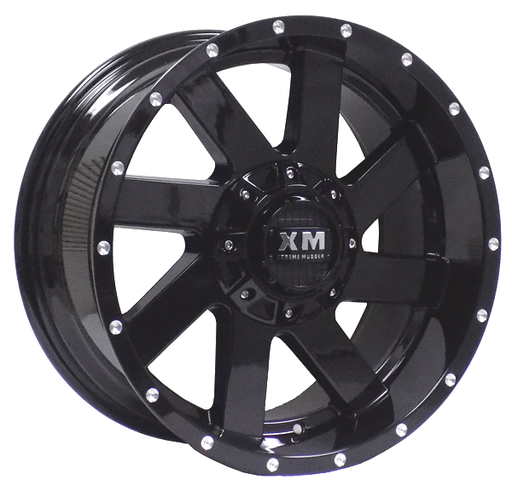 [XM319179074+0SB] XTREME MUDDER XM-319 A0083 17X9+0 5X139.7+5X150 C.B 110 GLOSS BLACK