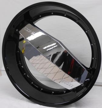 [W101-22929+15B+CI] WUCCI 101 22X9+15 5X127+5X135 C.B 87.1 BLACK CHROME INSERTS**SPECIAL**FINAL SALE**
