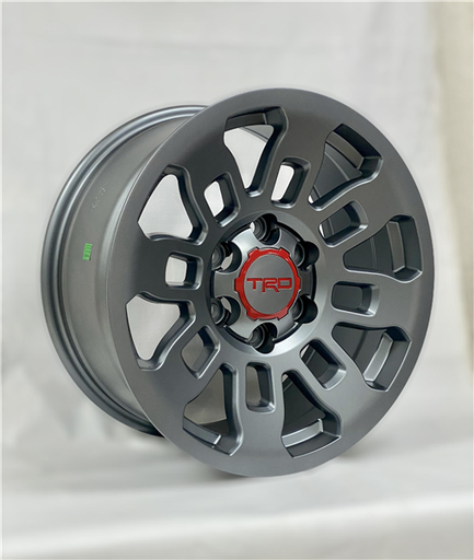 [AO1000188047+20MG] AO1000 PRO STYLE TRD REPLICA TR2 18X8+20 6X139.7 C.B 106.10 MATT GREY
