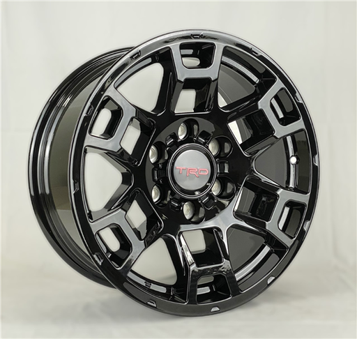 [AO9989188047+15B] TRD TR-5 AO9989 18X8+15 6X139.7 C.B 106.10 GLOSS BLACK