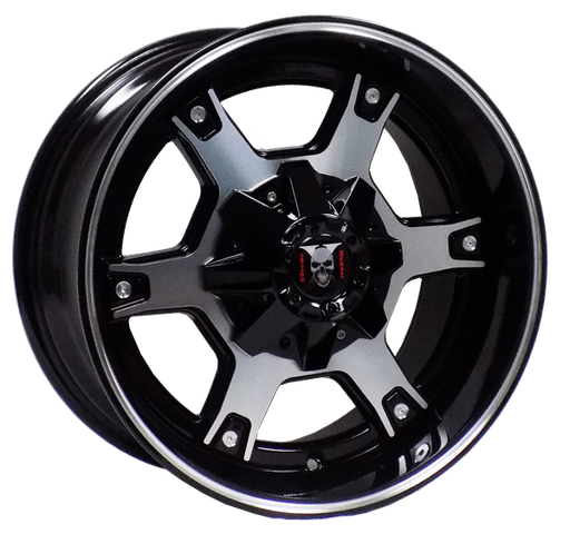 [159200934+0BMF1061] XTREME MUDDER XM-305 B159 20X9+0 6X135+6X139.7 C.B 106 BLACK MACHINE FACE & LINE**SPECIAL**