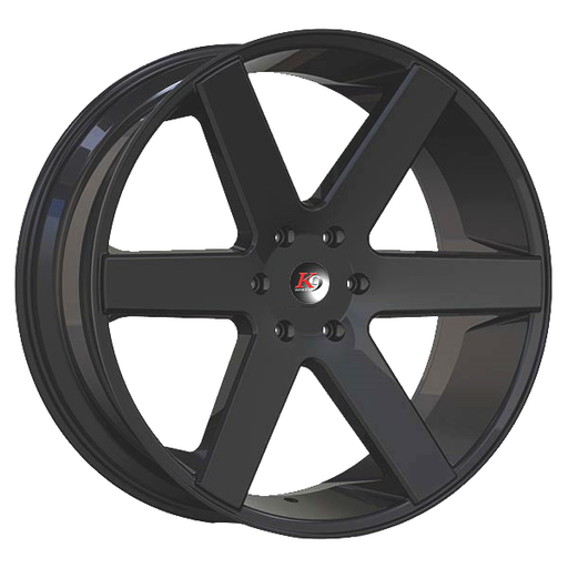 [K96198229538+25GB] K9 K16 6198 22X9.5+25 5X150 C.B 110 GLOSS BLACK