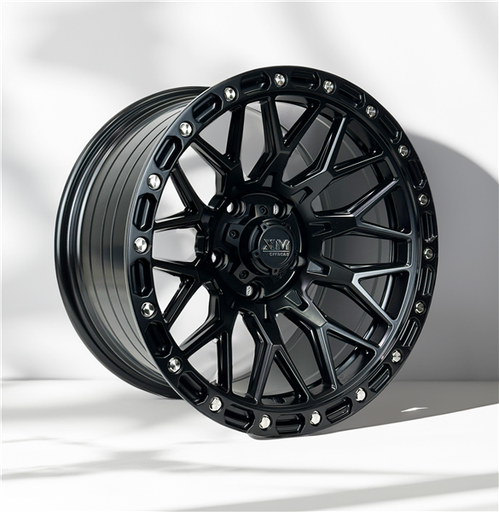 [XM704189009+0SMB] XTREME MUDDER XM-704 18X9+0 5X127 C.B 71.50 SEMI MATT BLACK *FLOW FORMING*