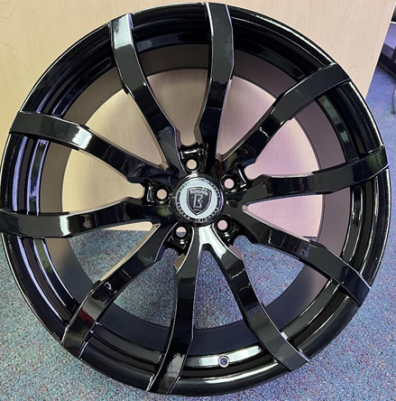 [B322006B] BORGHINI B32-M 20X8.5+35 5X114.3 C.B-73.1 B BLACK