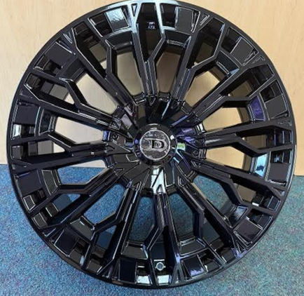 [DS112026B] DS11 WHEEL DS11-M 20X8.5+35 5X120+5X114.3 C.B-74.2 B ALL BLACK
