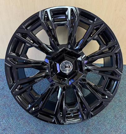 [DS122024B] DS12 WHEEL DS12-M 20X8.5+35 5X112+5X114.3 C.B-73.1 B ALL BLACK