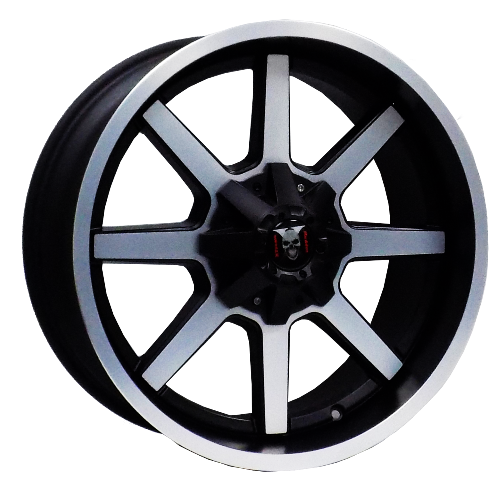 [163200934+0MBMF] XTREME MUDDER B163 20X9+0 6X135+6X139.7 C.B 87.10 MATTE BLACK MACHINE FACE WITH LIP