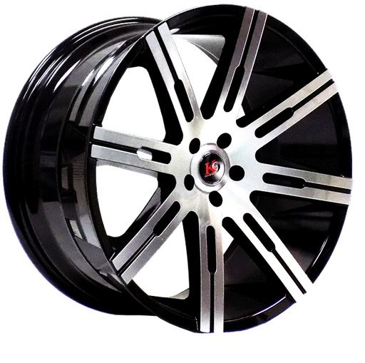 [K9883229547+30MB] K9 883 22X9.5+30 6X139.7 C.B 78.10 MB GLOSS BLACK MACHINE FACE