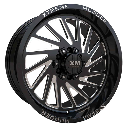 [XM346201074-18GBM] XTREME MUDDER XM-346 20X10-18 5X139.7+5X150 C.B 110 GLOSS BLACK MILLED