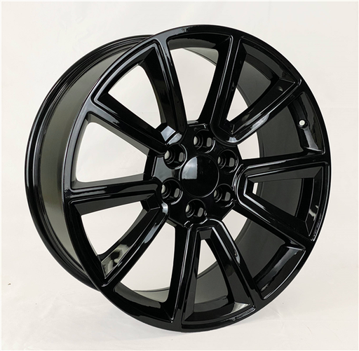 [2125229047+31BBI] 2125 CHVY/GM REPLCA 22X9+31 6X139.7 C.B 78.10 BLACK WITH BLACK INSERT