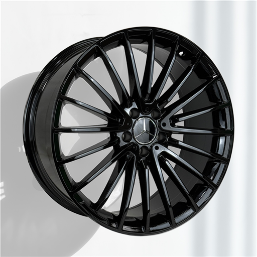 [AO2017Y198005+30AGB] MERCEDES BENZ REPLICA AO2017Y 19X8.5+30 5X112 C.B 66.6 ALL GLOSS BLACK