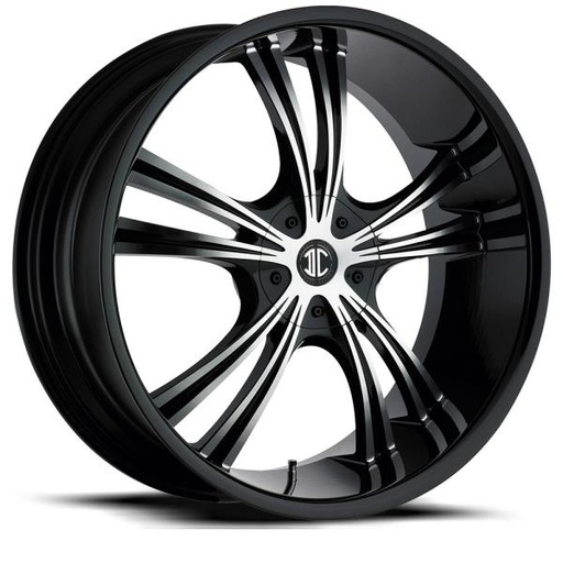 [N02-1875LL40FB-06] 2 CRAVE NO.2 18X7.5+40 DRLD 5X114.3 C.B 72.56 GLOSSY BLK-MF-GBL