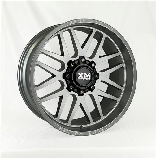 [XM338221034-6MGM] XTREME MUDDER XM-338 22X10-6 6X135+6X139.7 C.B 108 SANDING SEMI MATT GUNMETAL