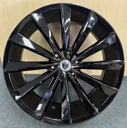 [B992215B] BORGHINI B99-M 22X9.5+30 6X139.7 C.B-78.1 B ALL BLACK