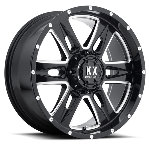 [KCP782095K18M] KATANA CP78 20X9+18 5X127 GLOSS BLACK MILLED