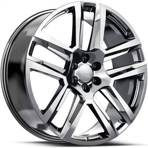 [2101229047+31C] 2101 CHVY, GM, CADILAC REPLICA 22X9+31 6X139.7 C.B 78.10 CHROME
