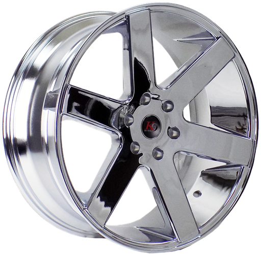 [K96198229507+15C] K9 K16 6198 22X9.5+15 5X115 C.B 74.10 CHROME