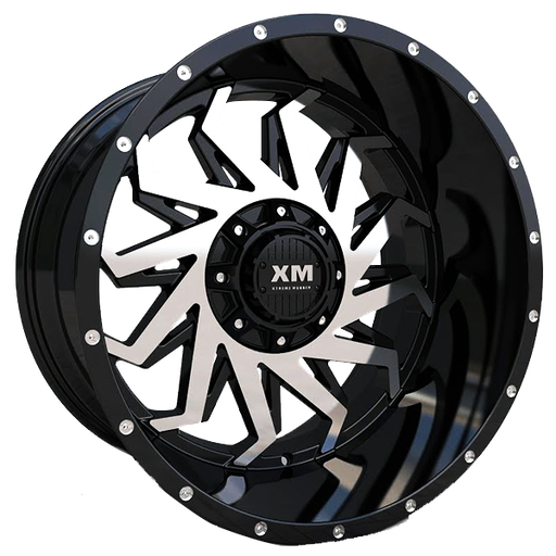 [XM330281430-76BMF] XTREME MUDDER XM-330 1266 28X14-76 5X127+5X139.7 C.B 78.10 BLACK MACHINE FACE