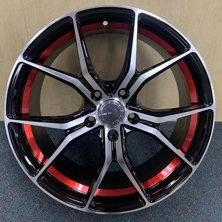 [VE5311606B+M+MU-TR3] VELSEN WHEEL 531-M 16X6.5+38 5X114.3 C.B-73.1 B+M+MU-TR3(U)**RED LINE