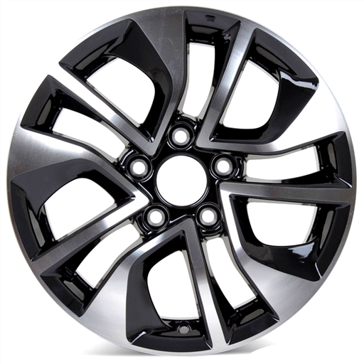[A1237166506+45GP] TOYTA REPLICA A1237 16X6.5+45 5X114.3 F C.B 60.10 GREY POLISHED