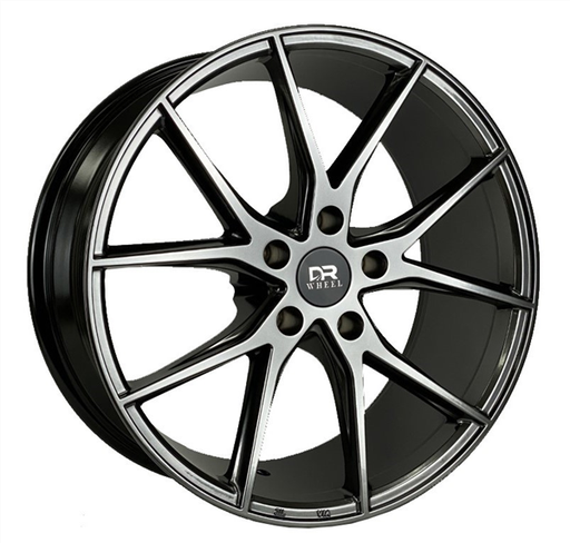[DR70188005+35HB] DRIFT RACING DR70 AO7000 18X8+35 5X112 C.B 66.56 HYPER BLACK** FORGED FLOW FORMED*