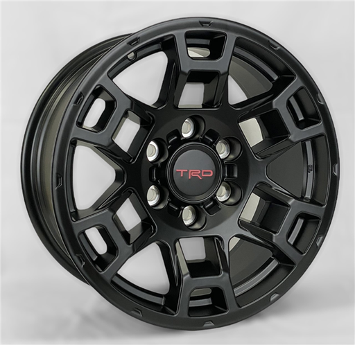 [AO9873179047-12SB] AO9873 TRD TR-5 REPLICA 17X9-12 6X139.7 C.B 106.10 SATIN BLACK