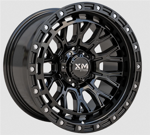 [XM702179009+0GB] XTREME MUDDER XM-702 17X9+0 5X127 C.B 71.50 GLOSS BLACK