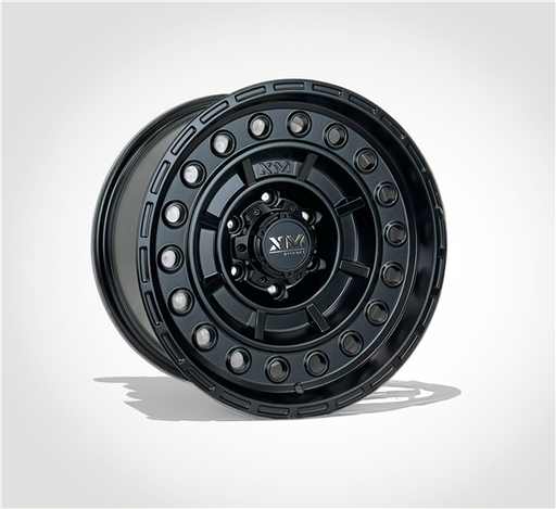 [XM703179047+0SMB] XTREME MUDDER XM-703 17X9+0 6X139.7 C.B 106.20 SEMI MATT BLACK