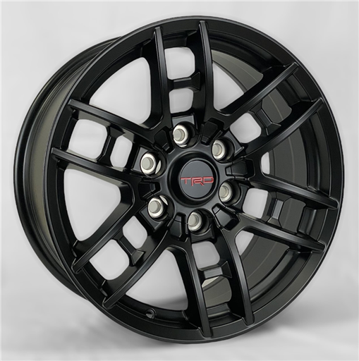 [AO1726188047+20MB] AO1726 TRD REPLICA TR4 18X8+20 6X139.7 C.B 106.10 MATT BLACK