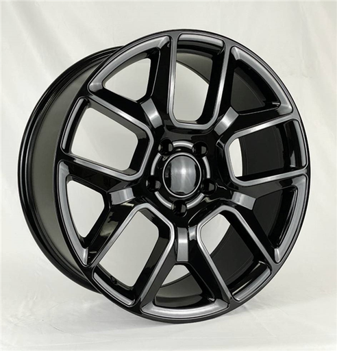 [2129229047+27B] 2129 DODGE VIPER REPLICA 22X9+27 6X139.7 C.B 78.10 BLACK