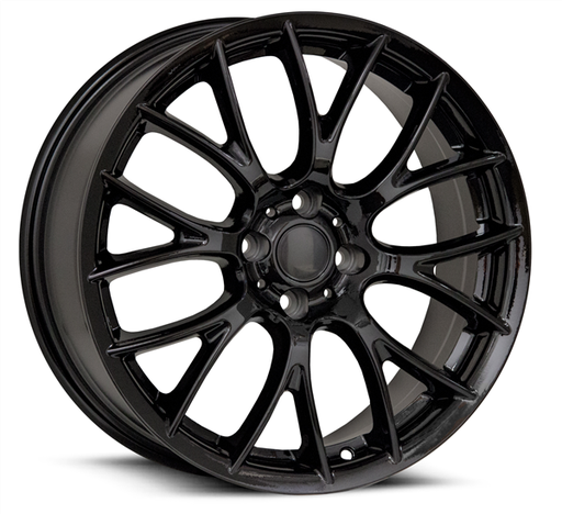[A8093177000+40B] A8093 MINI REPLICA 17X7+40 4X100 C.B 56.10 GLOSS BLACK