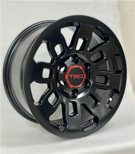 [AO14941168047+0SB] AO14941 PRO STYLE TRD REPLICA TR2 16X8+0 6X139.7 C.B 106.10 SATN BLACK