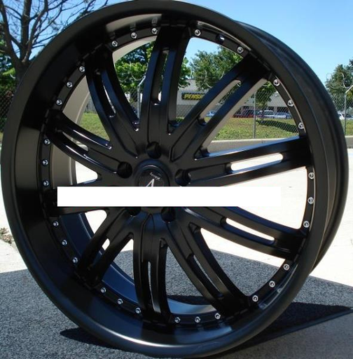 [V8652206ADFB] VELOCITY 865A 22X8+35 5X114.3 DARK FLAT BLACK