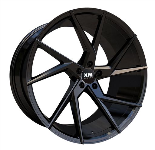 [XM207229006+15GB] XTREME LUXURY XM-207 22X9+15 5X115 C.B 72.56 GLOSS BLACK