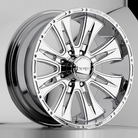 [IA714240865+15C] INCUBUS 714 24X10+15 8X165 CHROME**CLOSE OUT SPECIAL FINAL SALE**