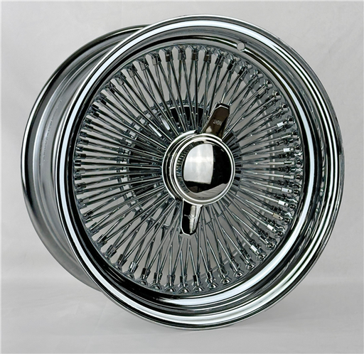 [15X7-100 S] 15X7 STANDARD 100 SPOKE K/O ALL CHROME