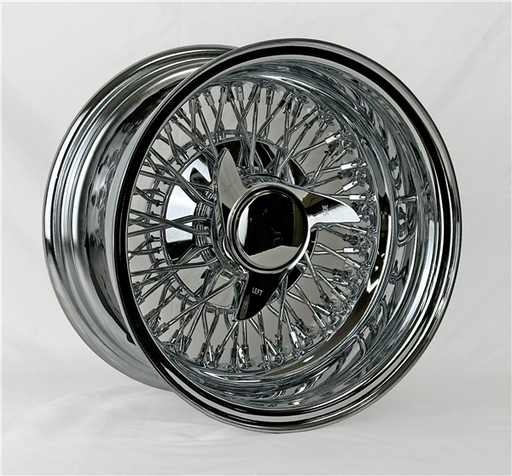 [13X7-72RCL] 13X7 REV CROSS LACE 72 SPOKE K/O ALL CHROME 5X114.3+120.65+127 3BAR