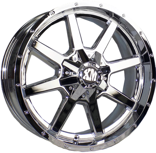 [163220974+5C] XTREME MUDDER XM-302 163 22X9+5 5X139.7+5X150 C.B 110 CHROME