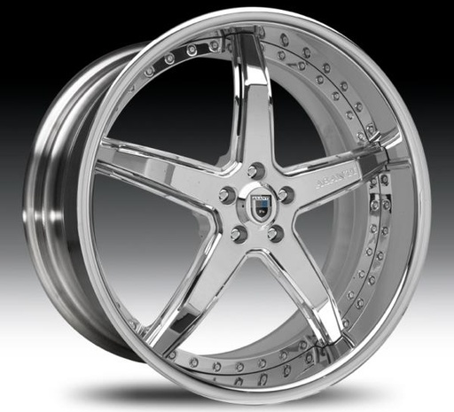 [AF15720855112] ASANTI AF157 20X8.5 5X112 2.5" OUTER 6" INNER CHROME